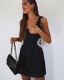 Vestido Curto Tweed Izza